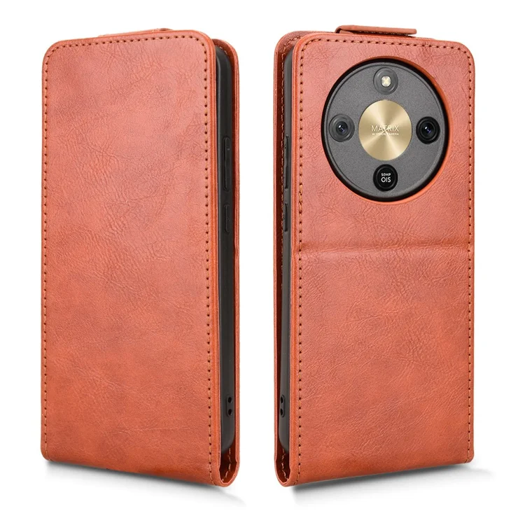 Custodia Honor 90 Lite GOKEN In Pelle Magnetica Con Portafoglio - 3 Slot Carte, Portamonete, Supporto Stand - Azzurro - 5