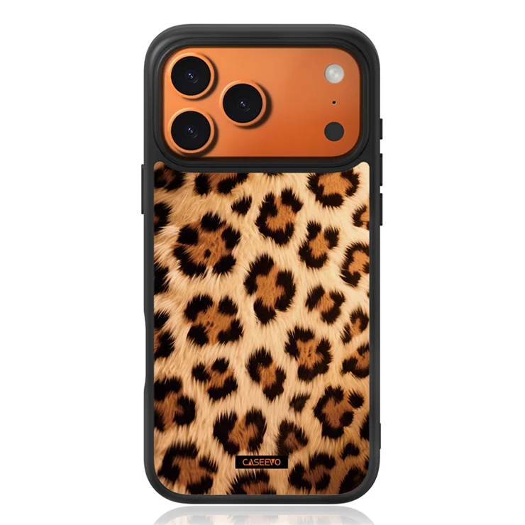 Foonary Cover con Cordino per Apple iPhone 12/Apple iPhone 12 Pro 6,1, Custodia con Laccio Collana Tracolla Aesthetic Silicone Necklace Regolabile Protettiva Corda Case per iPhone 12 Pro, Leopardata