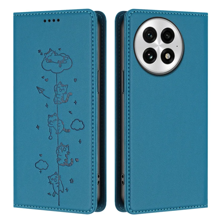 Yunubeyii Cover Libro per OnePlus 13 - [Blocco RFID] Luxury PU Leather Portafoglio Card Holder Magnetic Phone Custodia con Kickstand, Cover Protettiva Antiurto, Viola