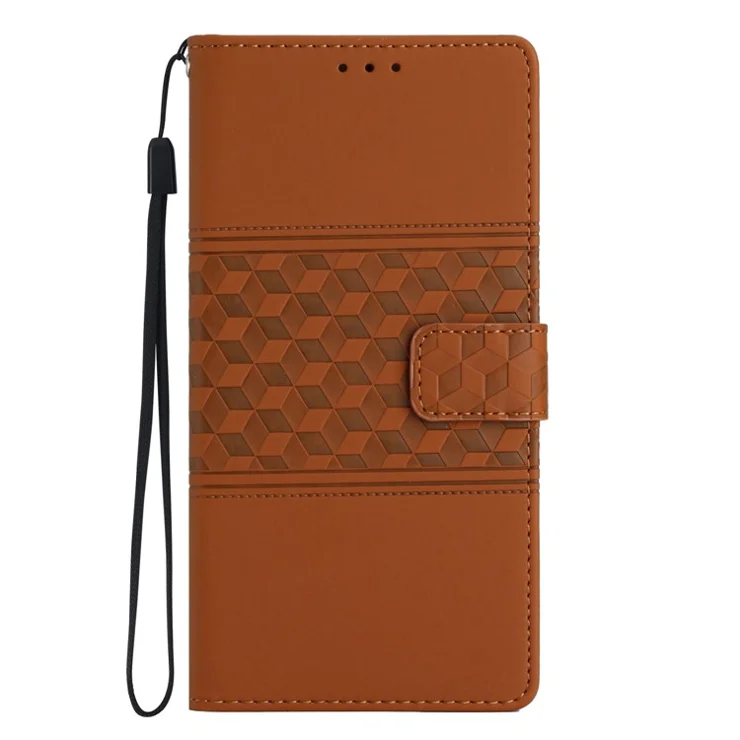 Cell Phone Cover For Samsung Galaxy A52 5G / A52 4G / A52s 5G Stand Wallet Skin-touch Feeling Leather Retro Imprinted Pattern Full Protection Phone Case - Brown