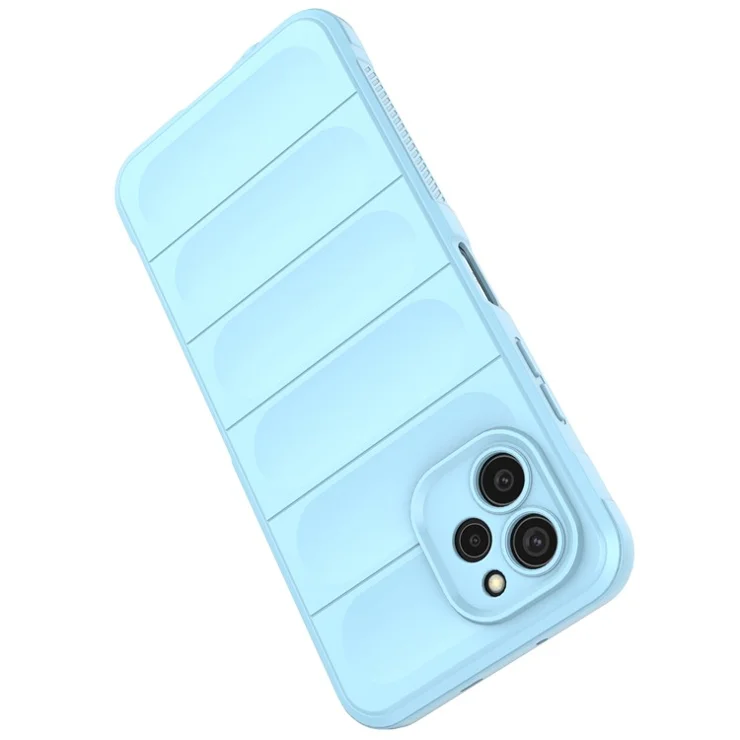 For Huawei nova Y61 4G Drop-proof Back Cover Flexible TPU Anti-scratch Protective Case - Baby Blue