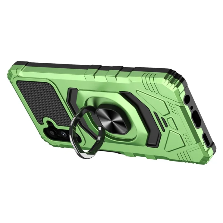 Bulk Purchasing For Samsung Galaxy A13 5G Kickstand Mobile Phone Cover Anti-Fall PC + TPU Phone Case - Green