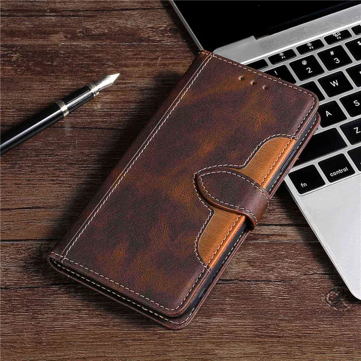 For Oppo Reno9 Pro+ 5G Straw Hat Pattern Skin-touch PU Leather Phone Case Skin-touch Flip Folio Cover with Stand Wallet - Brown
