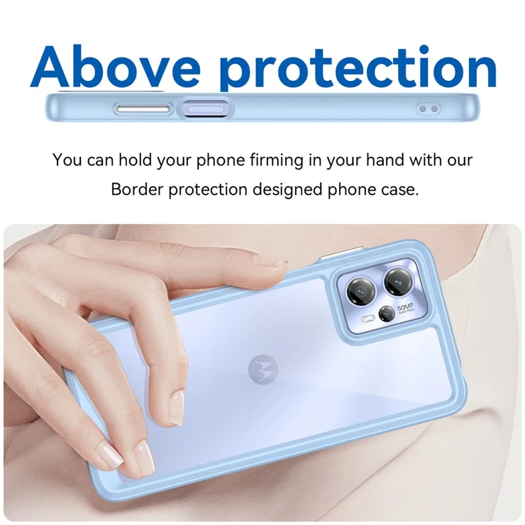 Tope Custodia In Pelle Per Otorola Oto G13 / Oto G23 (6.5" Inches - Foto 9