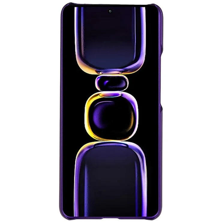 For Xiaomi Poco F5 Pro 5G / Redmi K60 Pro 5G / K60 5G Hard PC Phone Case Rubberized Non-Slip Cover - Purple