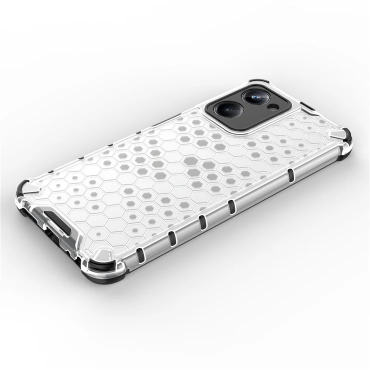 For Realme 10 Pro 5G TPU+PC Phone Case Honeycomb Texture