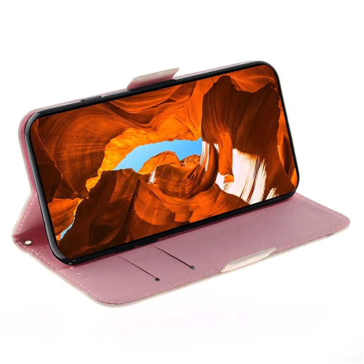 Anti-drop Phone Cover for Honor X40 5G / X9a 5G / Magic5 Lite 5G , Folio Flip Wallet Phone Case with Strap - Stacking Squirrels