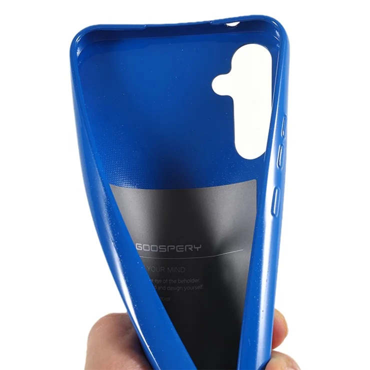 MERCURY GOOSPERY For Samsung Galaxy A34 5G Case Glitter Shiny Phone Case Soft TPU Anti-Drop Back Cover - Blue