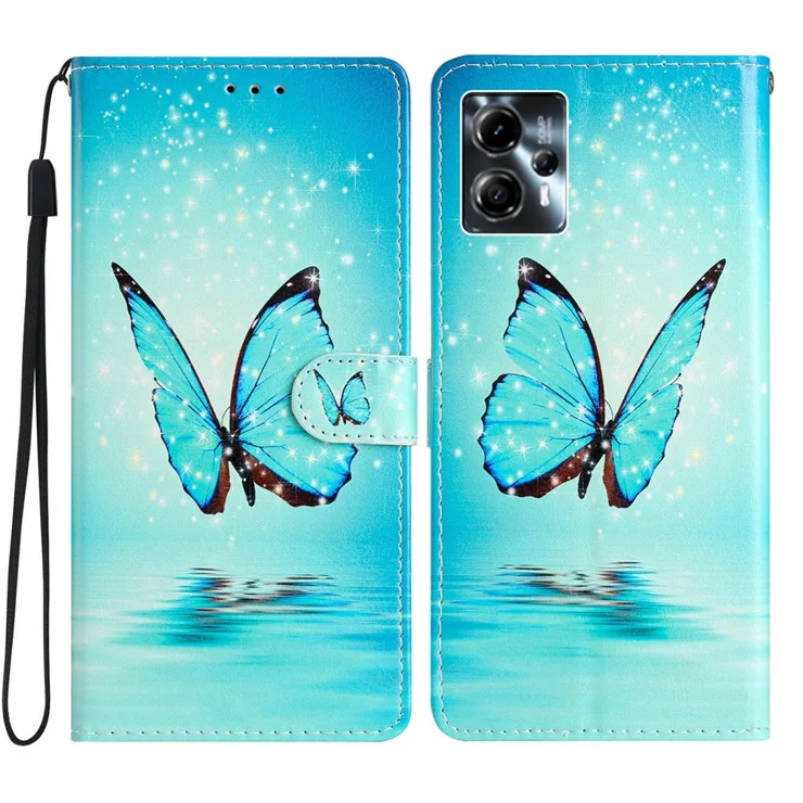 Cover per Motorola Moto G53 5G/G13/G23, Custodia Portafoglio in Pelle