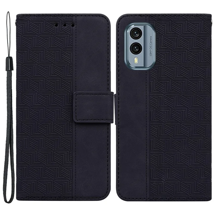 GOKEN Cover per Oppo A74 5G / Oppo A54 5G, Custodia Folio in Pelle Flip Wallet Libro Case con Portafoglio, Premium PU/TPU Magnetica Cover con Supporto di Stand/Carte Slot (Nero