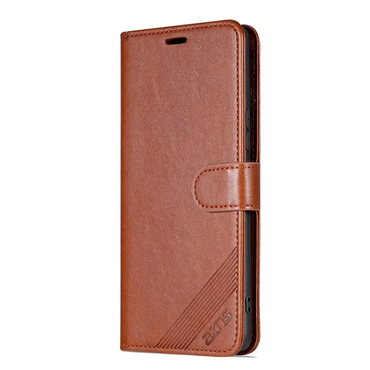 AZNS For Honor 80 GT 5G Mobile Phone Cover PU Leather Anti-fall Phone Case Stand Wallet - Brown