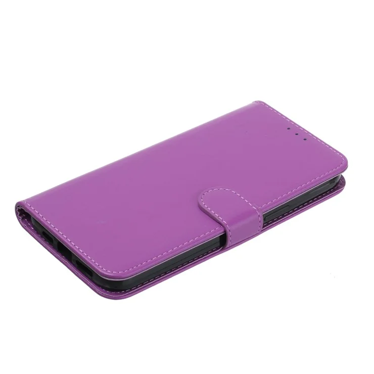 B40 For Sony Xperia 1 V Wallet Cell Phone Case Anti-Scratch PU Leather+TPU Phone Stand Shell - Purple
