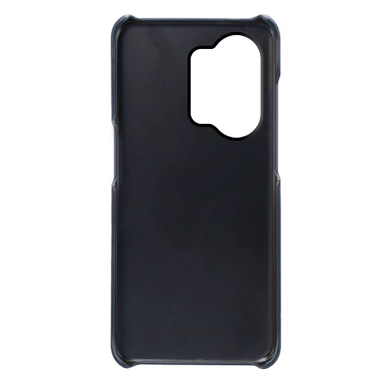 For OnePlus Nord 3 5G / Ace 2V Slim Shockproof Phone Cover PU Leather + PC Calf Texture Phone Case - Blue