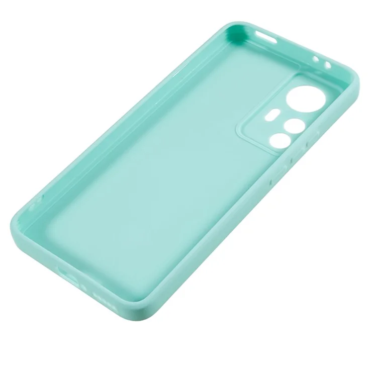 For Xiaomi Redmi K50 Ultra / 12T 5G Soft TPU Phone Case Straight Edge Anti-scratch Back Cover - Baby Blue