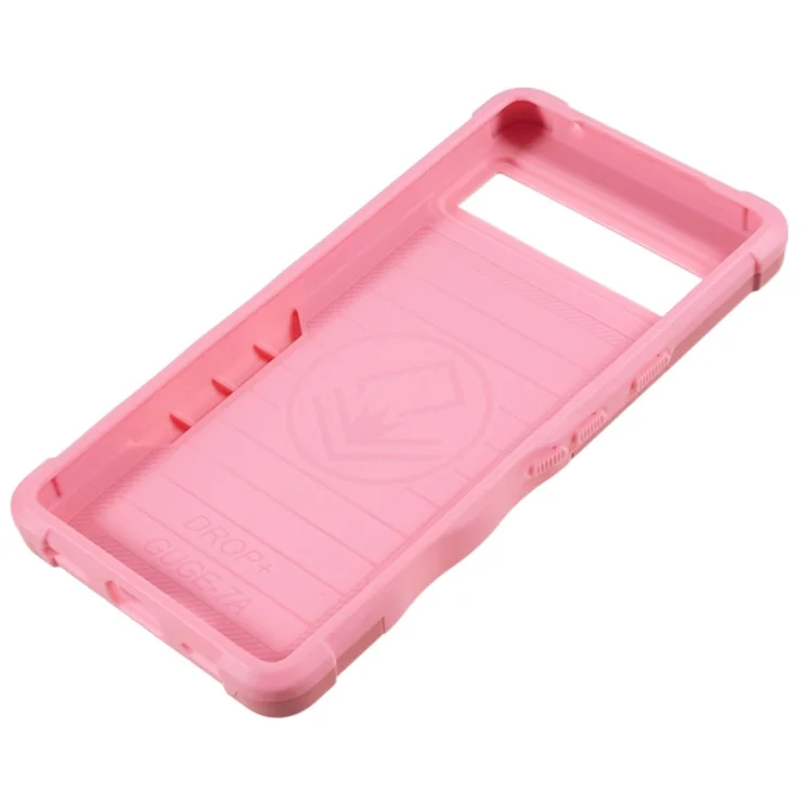 For Google Pixel 7a Kickstand Phone Case PC+TPU Drop-proof Phone Cover - Pink