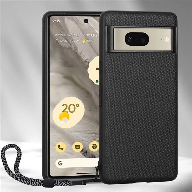 VILI TC Series for Google Pixel 7 5G Protective Phone Case Textured PU Leather Coated TPU Cover