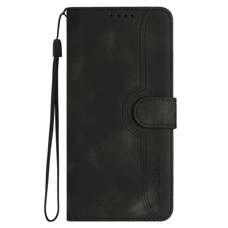 YX0030 For Samsung Galaxy A54 5G Wallet Phone Case Imprinted Pattern PU Leather Flip Cover with Stand - Black