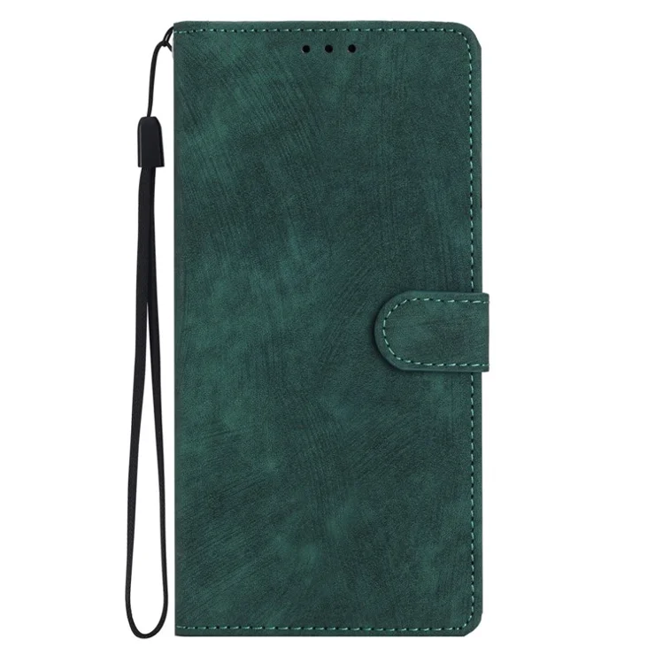 For Xiaomi Redmi Note 12S 4G PU Leather Wallet Case Stand Skin-touch Cell Phone Cover - Green