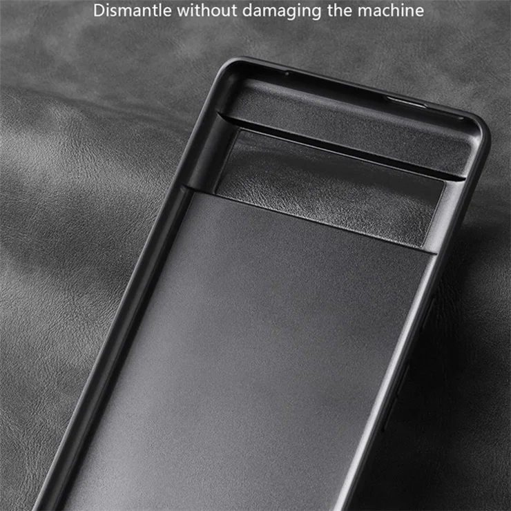 X-LEVEL Earl 3rd Gen Series For Google Pixel 7 5G Matte Phone Case Soft TPU Anti-Scratch Cover - Black