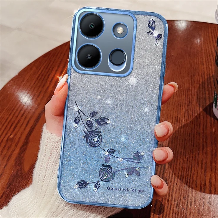 KADEM For Infinix Smart 4G Gradient Glitter TPU Case