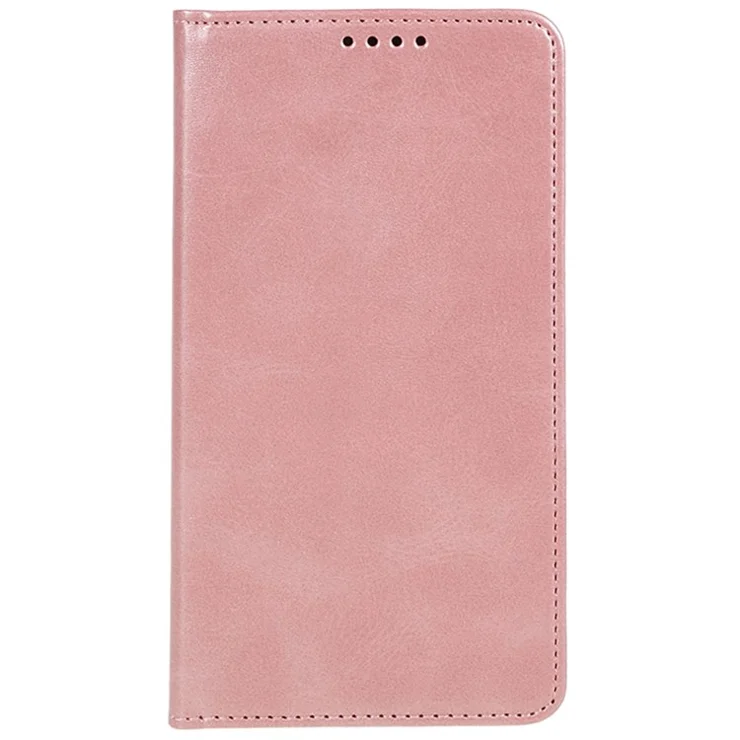 For Samsung Galaxy M54 5G / F54 5G Anti-drop PU Leather Stand Case Calf Texture Wallet Phone Cover - Rose Gold