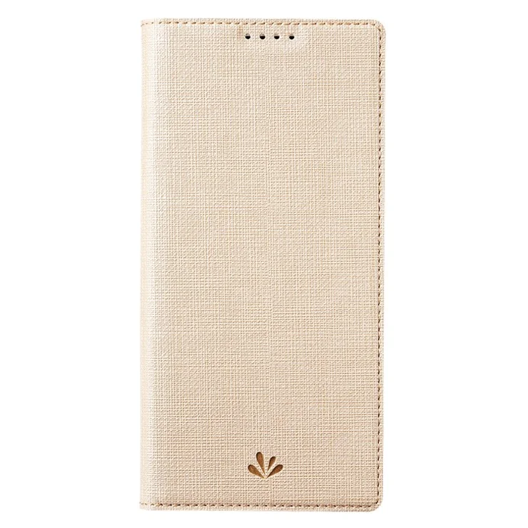 VILI DMX Series PU Leather Flip Cover for Sharp Aquos R8 Pro Protective Phone Case Card Slots Stand Phone Cover - Khaki