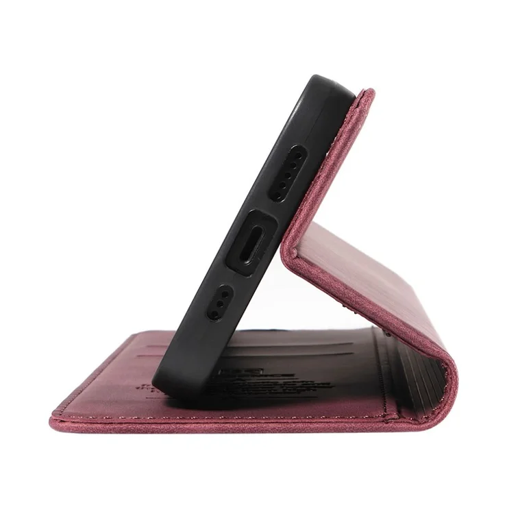 BETOPNICE 003 For Xiaomi Redmi Note 12 Pro 4G / Note 11 Pro 4G (MediaTek) / Note 11 Pro 5G (Qualcomm) / Note 11E Pro 5G RFID Blocking Leather Case - Red