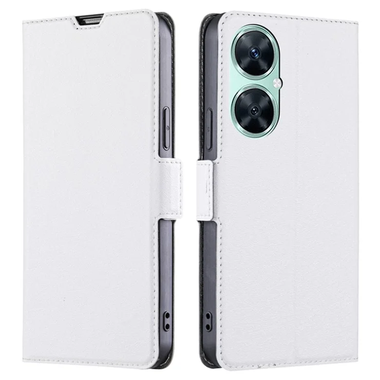 For Huawei nova 11i / Enjoy 60 Pro / Maimang 20 Card Holder PU Leather Cover Phone Stand Case - White