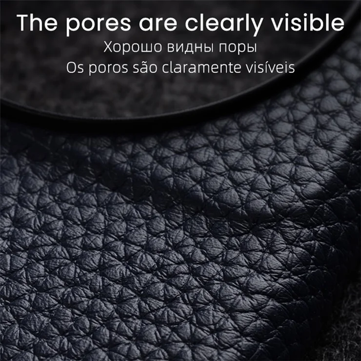 MELKCO Shock-absorbing Cover for Xiaomi 12S Ultra 5G Genuine Cow Leather Coated PC Incomplete Phone Case - Black