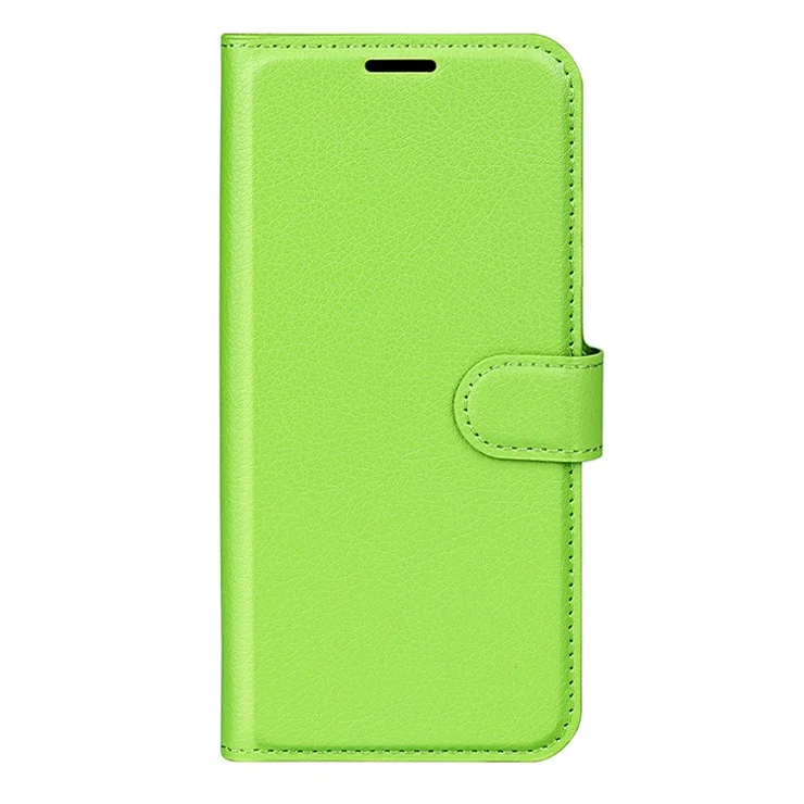 For Motorola Moto X40 5G / Edge 40 Pro 5G / Edge+ (2023) Phone Stand Case Litchi Texture PU Leather Wallet Cover - Green
