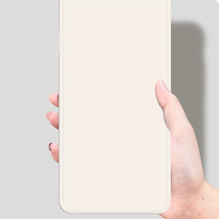 Rubberized Phone Case for iPhone 15 , Fiber Lining Straight Edge Anti-Scratch TPU Phone Cover - Grey Blue