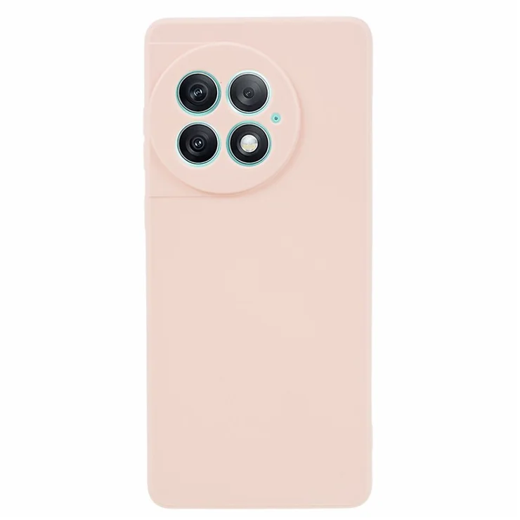 For OnePlus Ace 2 Pro 5G Soft TPU Phone Case Straight Edge Precise Cutout Phone Back Cover - Pink