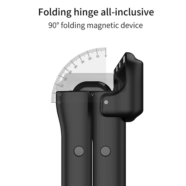 GKK Anti-Drop Phone Case for Samsung Galaxy Z Fold5 5G Magnetic Hinge Hard PC Cover with Tempered Glass Screen Film - Black