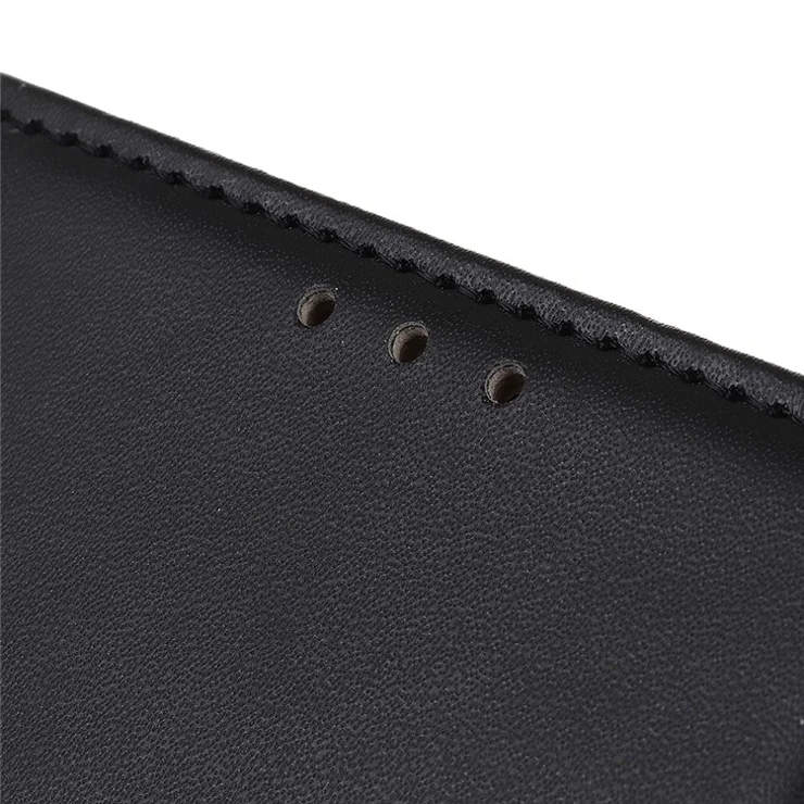 For Huawei Mate 60 Pro PU Leather Wallet Phone Cover Textured Flip Stand Smartphone Case - Black