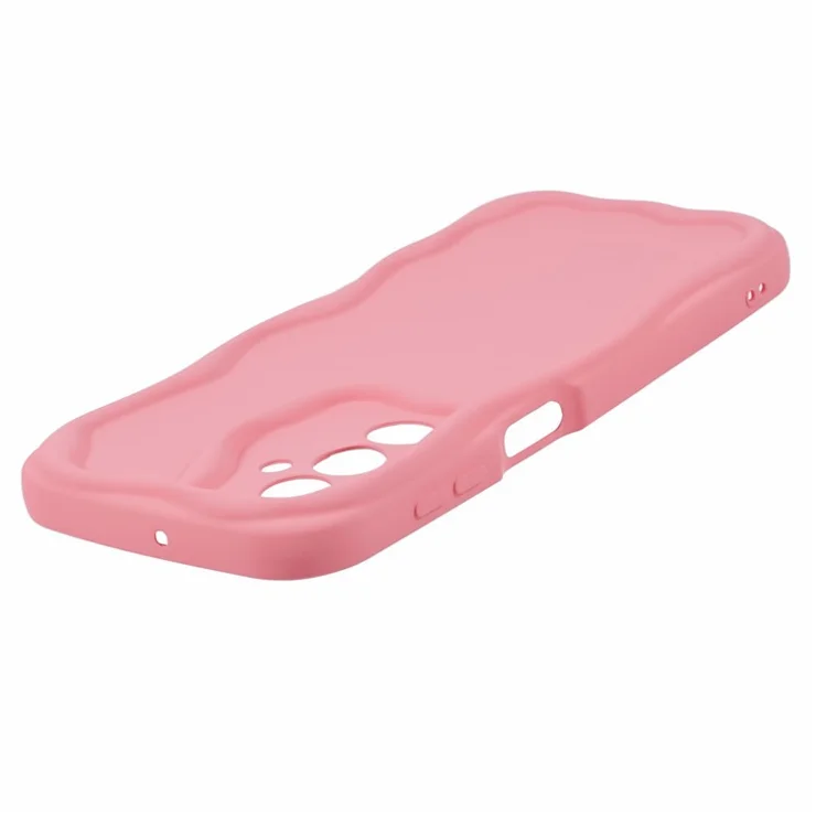 For Samsung Galaxy S23 FE TPU Case Anti-scratch Rubberized Candy Color Phone Cover - Rose