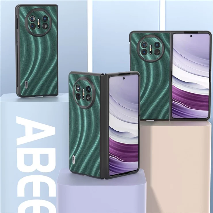 ABEEL Milky Way Series For Huawei Mate X5 Case PU Leather+PC Phone Cover - Green