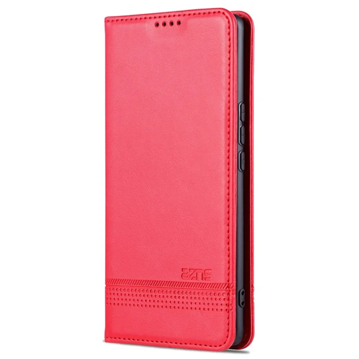AZNS For Honor X50i 5G / 90 Lite 5G Case Magnetic Closure Wallet Leather Cover - Red