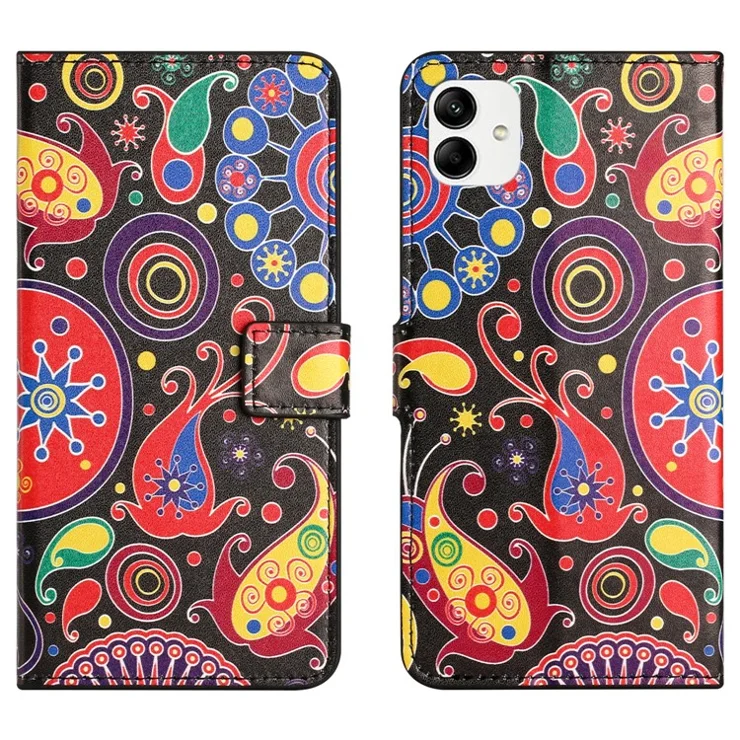 Wallet Phone Case for Motorola Moto G54 5G Case Pattern Printing PU Leather Flip Phone Cover - Jelly Fish