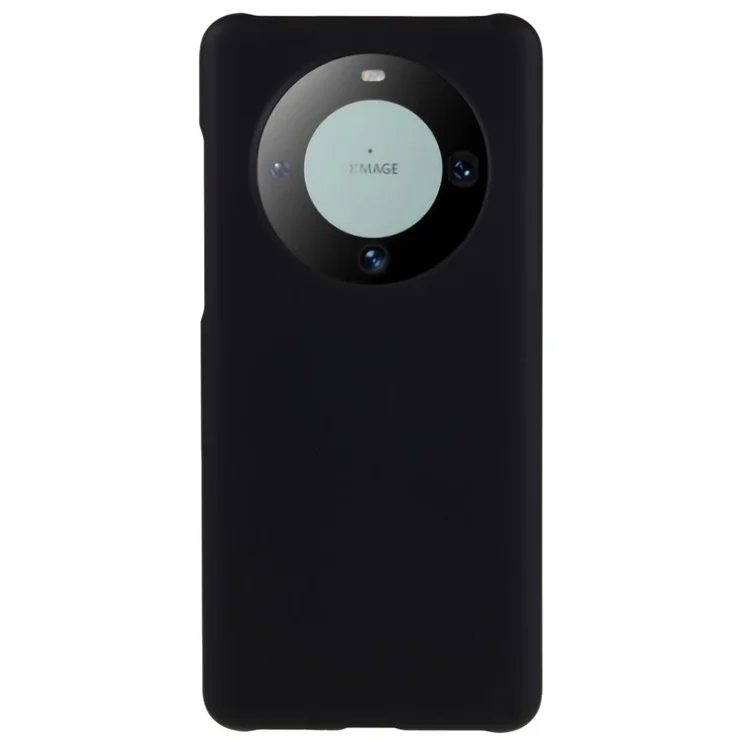For Huawei Mate 60 Pro Cell Phone Case Anti-Scratch Rubberized PC Phone Cover - Black