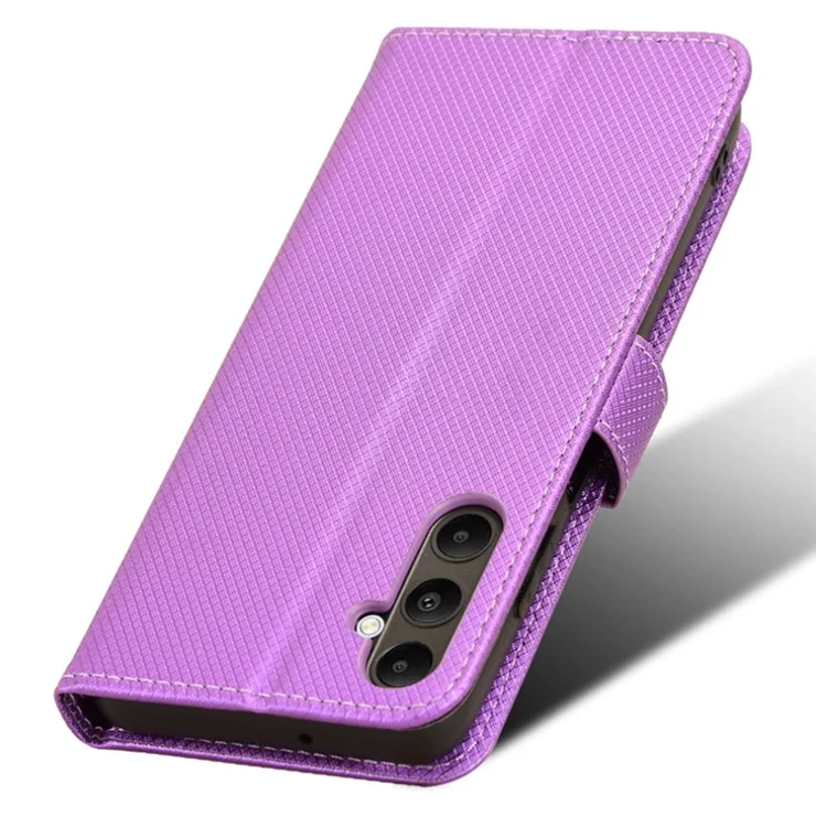 For Samsung Galaxy A05s 4G / M14 4G Case Stand Wallet Phone Leather Cover - Purple