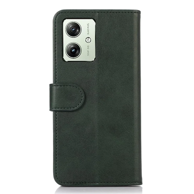 For Motorola Moto G54 5G Case Shockproof Wallet Stand Mobile Phone Leather Cover - Green