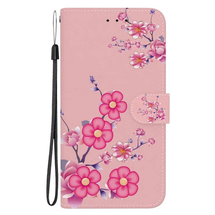 For Honor 90 Case Pattern Printing Shockproof Phone Cover - Sakura