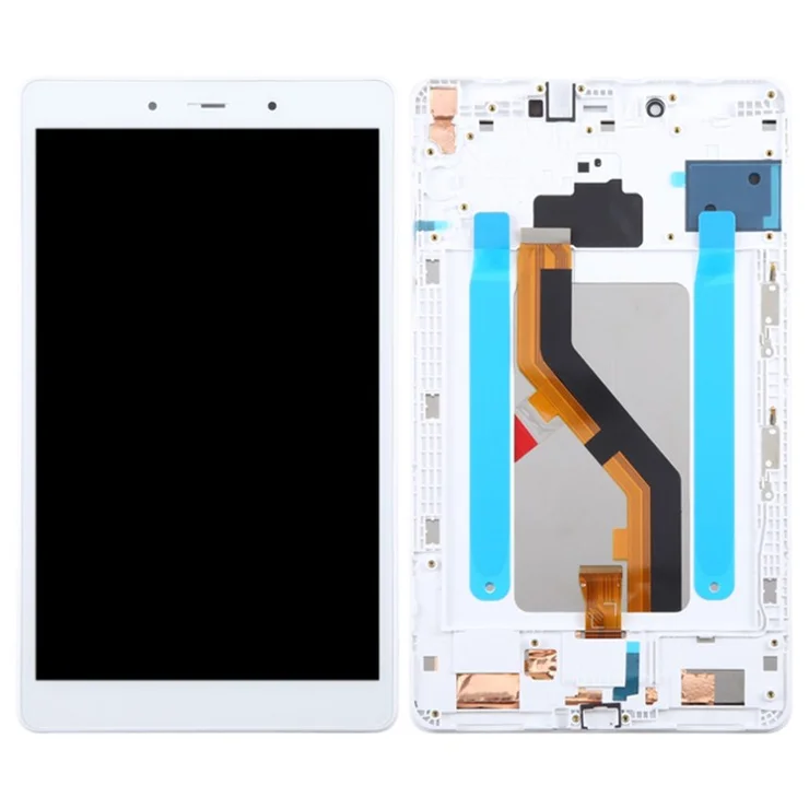For Samsung Galaxy Tab A 8.0 (2019) SM-T295 (LTE) Grade B LCD Screen and Digitizer Assembly + Frame Replacement Part (without Logo) - White