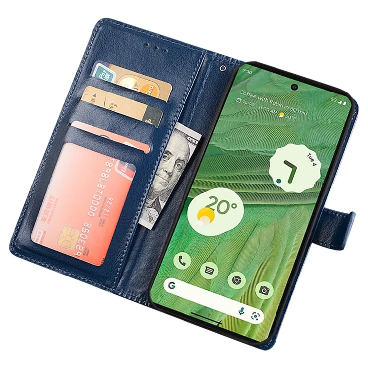 IDEWEI For Google Pixel 8 Pro Case Wallet Stand PU Leather Mobile Phone Cover - Black