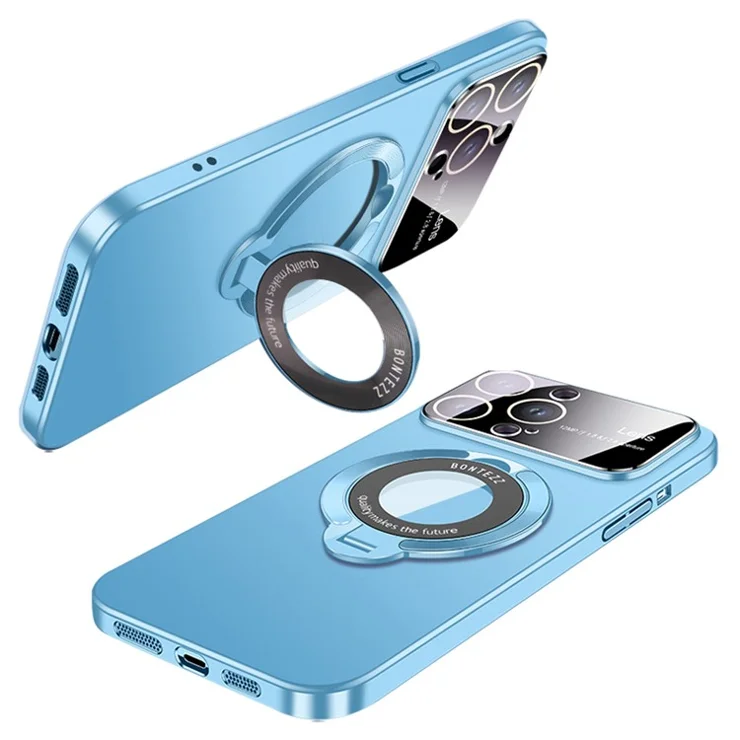 VOERO For iPhone 14 Pro Max Case Kickstand Cover Compatible with MagSafe - Blue