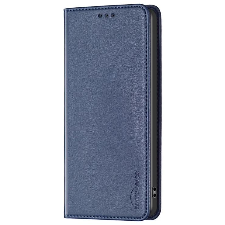 BINFEN COLOR BF18 For Xiaomi 13T / 13T Pro / Redmi K60 Ultra Case PU Leather Card Slots Phone Cover Shell - Blue