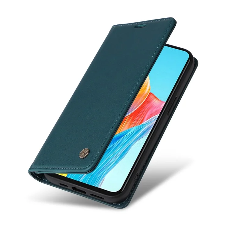 YIKATU YK-001 For Oppo A38 4G Case Full Protection PU Leather Wallet Phone Cover - Green