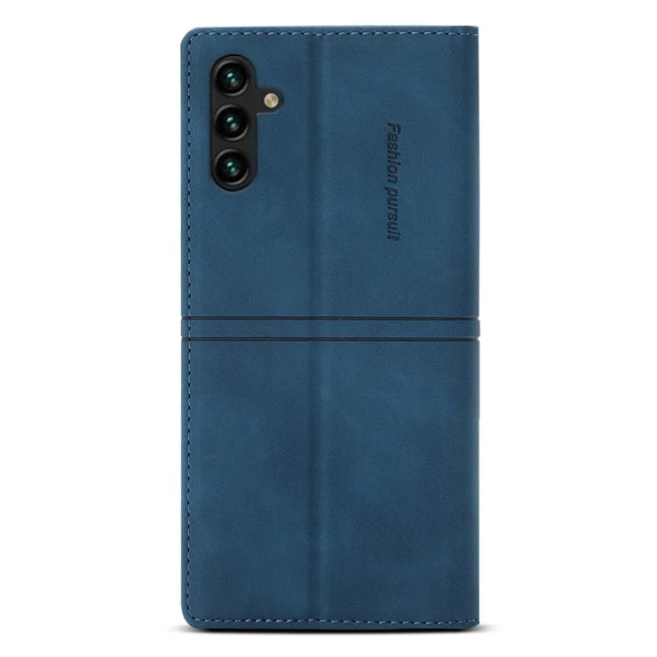 For Samsung Galaxy A05s 4G Case PU Leather Cover with Wallet Stand - Blue