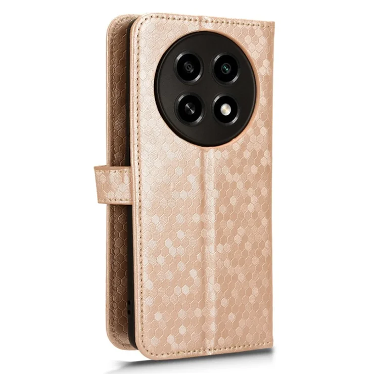 PU Leather Flip Cover for Oppo A2 Pro 5G Case Shockproof Wallet Cell Phone Case - Rose Gold