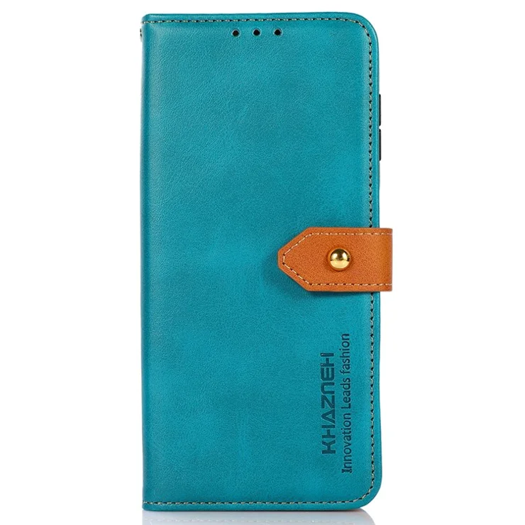 KHAZNEH For Xiaomi Redmi 13C 4G / 13C 5G / Poco C65 4G / Poco M6 5G / 13R 5G Case PU Leather Fully Wrapped Phone Cover - Blue